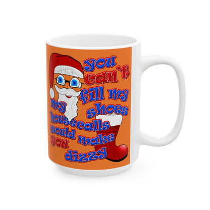 santa's shoes - White Mug (crusta)