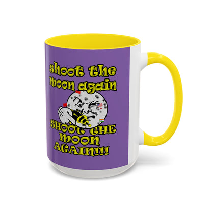 shoot the moon again - Accent Mug (light purple)