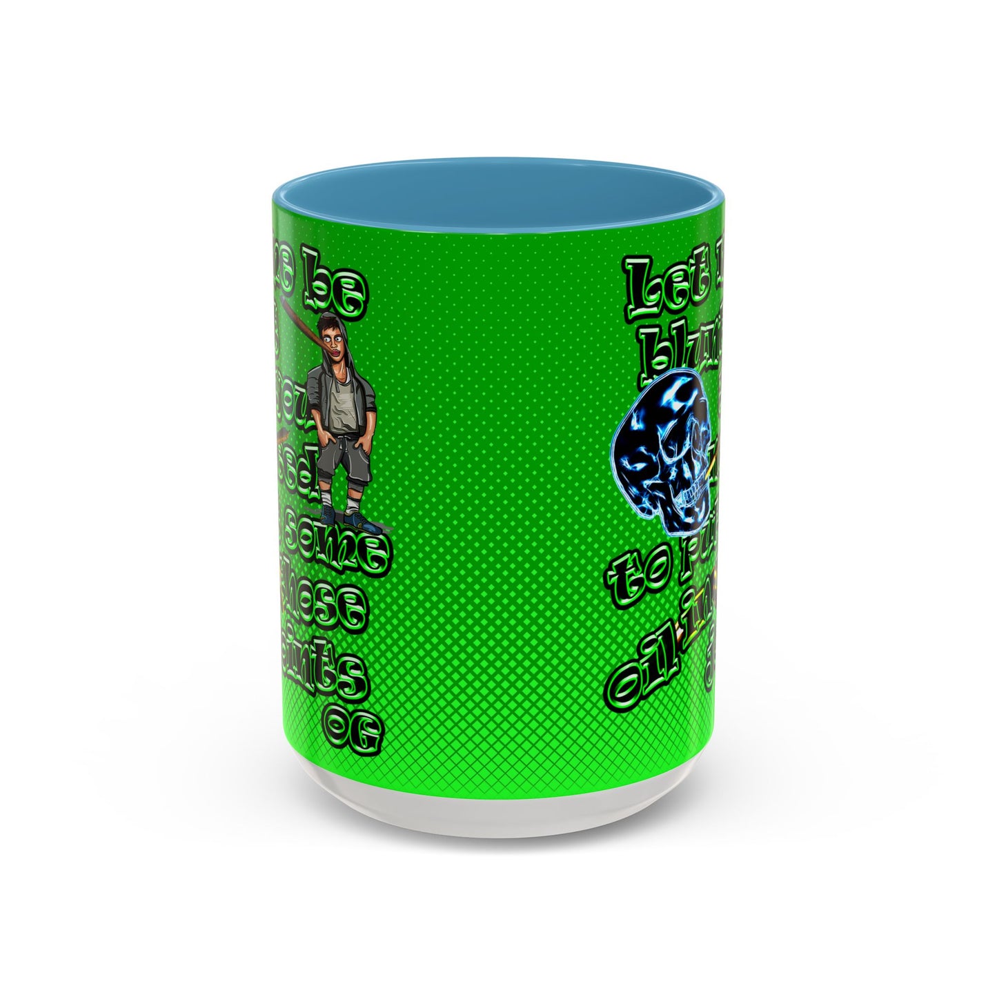 og - Accent Mug (logo green)