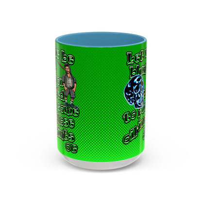 og - Accent Mug (logo green)