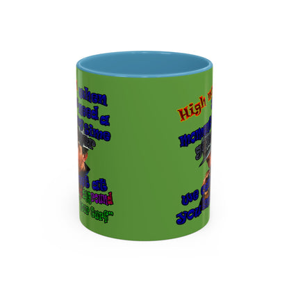 high noon - Accent Mug (green)