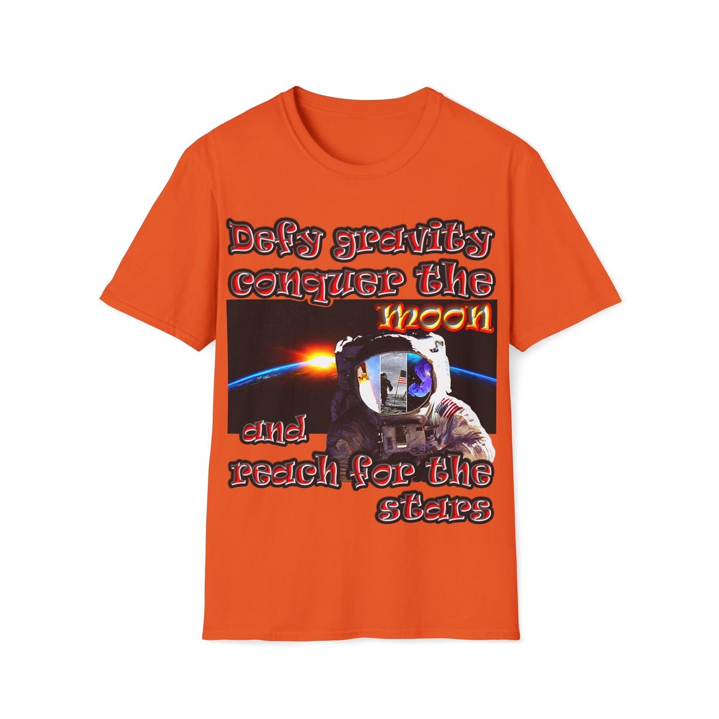 defy conquer reach - Unisex Softstyle T-Shirt