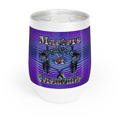 em cee squared - Chill Wine Tumbler (purple wave)