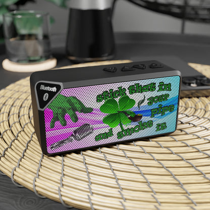 stick that in your pipe and smoke it - Jabba Bluetooth Speaker (light blue-pink wave)