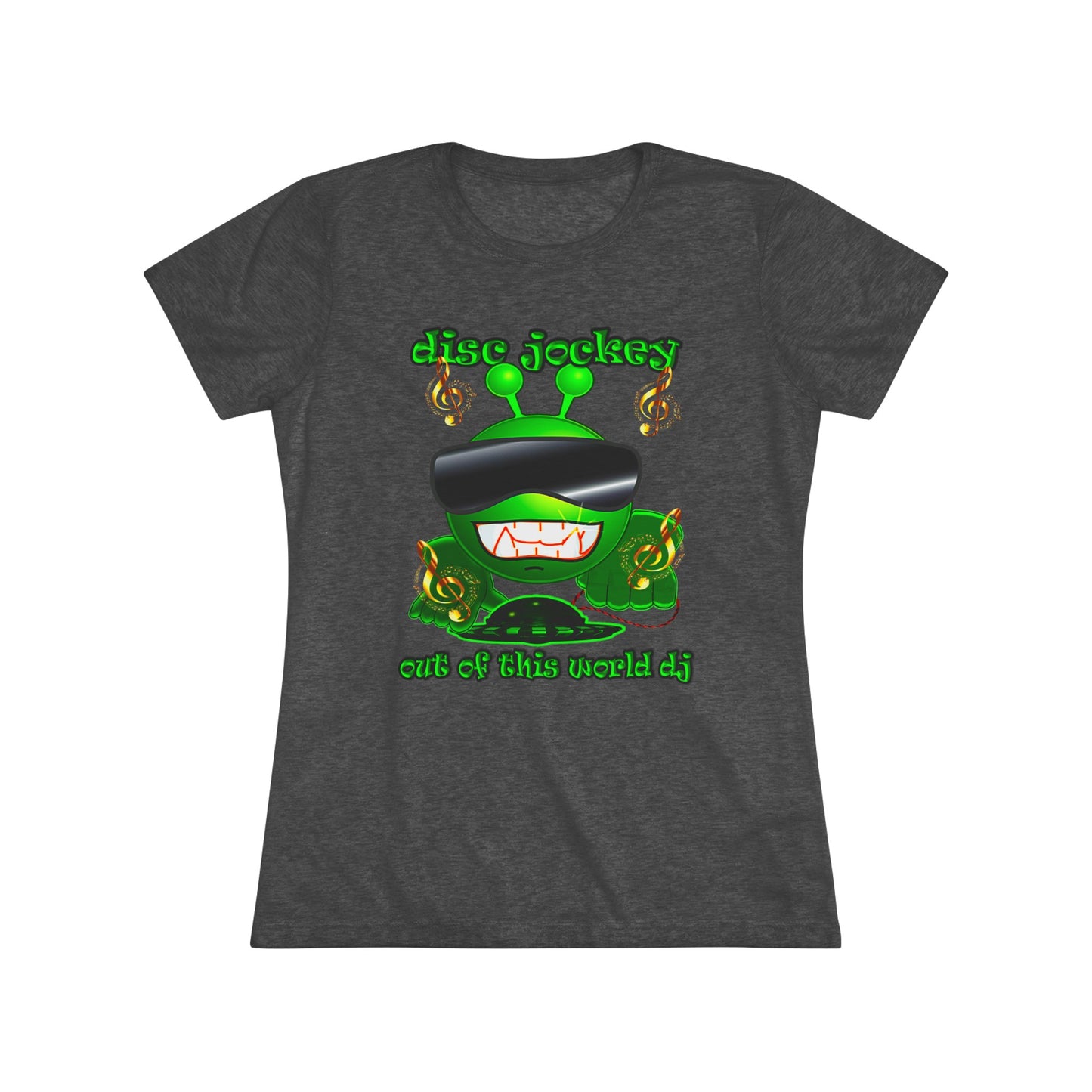 disc jockey - Women's Triblend Tee