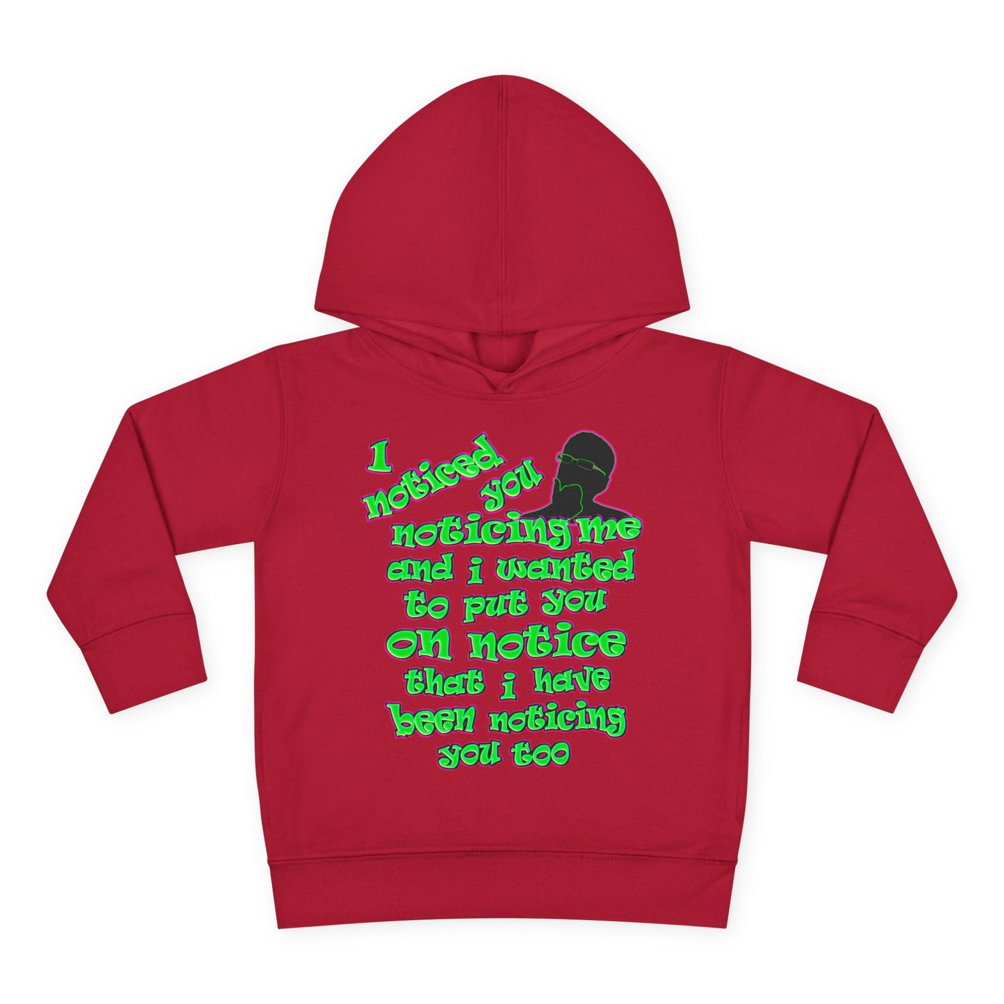 noticed you noticing - Toddler Pullover Fleece Hoodie