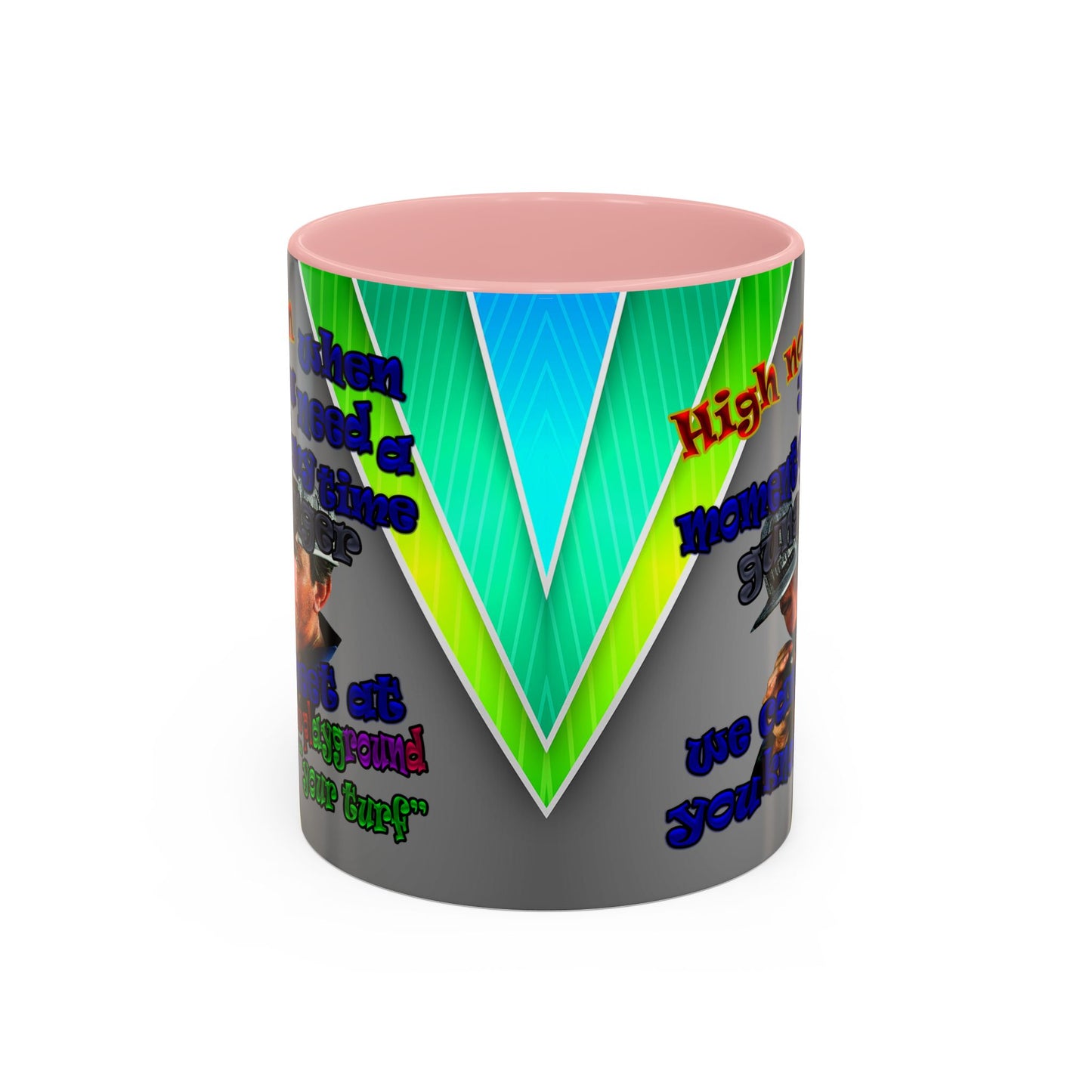 high noon - Accent Mug (rainbow split)