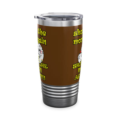 shoot the moon again - Ringneck Tumbler, 20oz (brown)