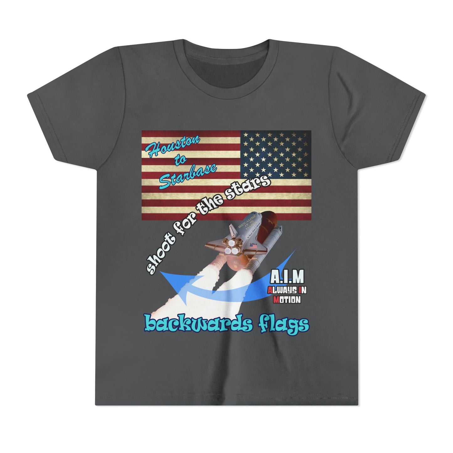 shoot for the stars - Youth Short Sleeve Tee