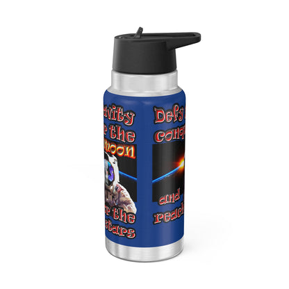 defy conquer reach - Gator Tumbler, 32oz (dark blue)
