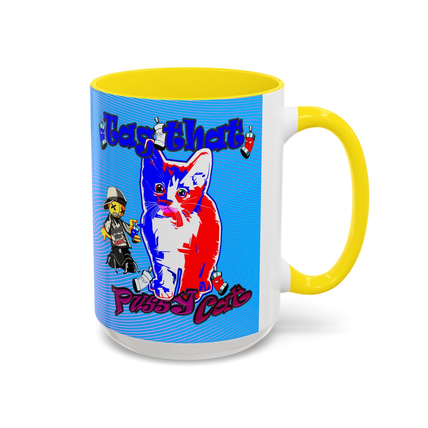 tag that - Accent Mug (light blue-purple wave)