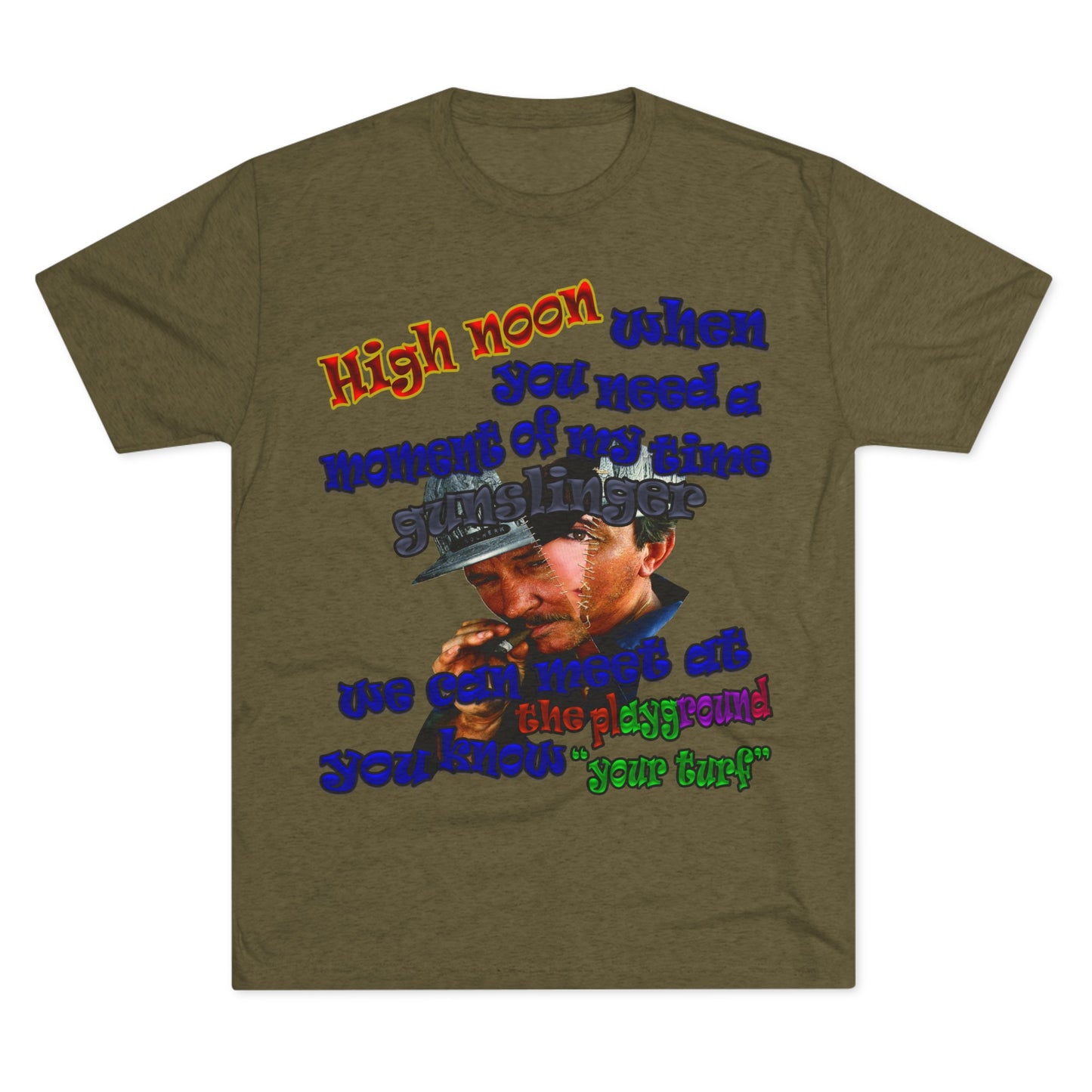 high noon - Unisex Tri-Blend Crew Tee