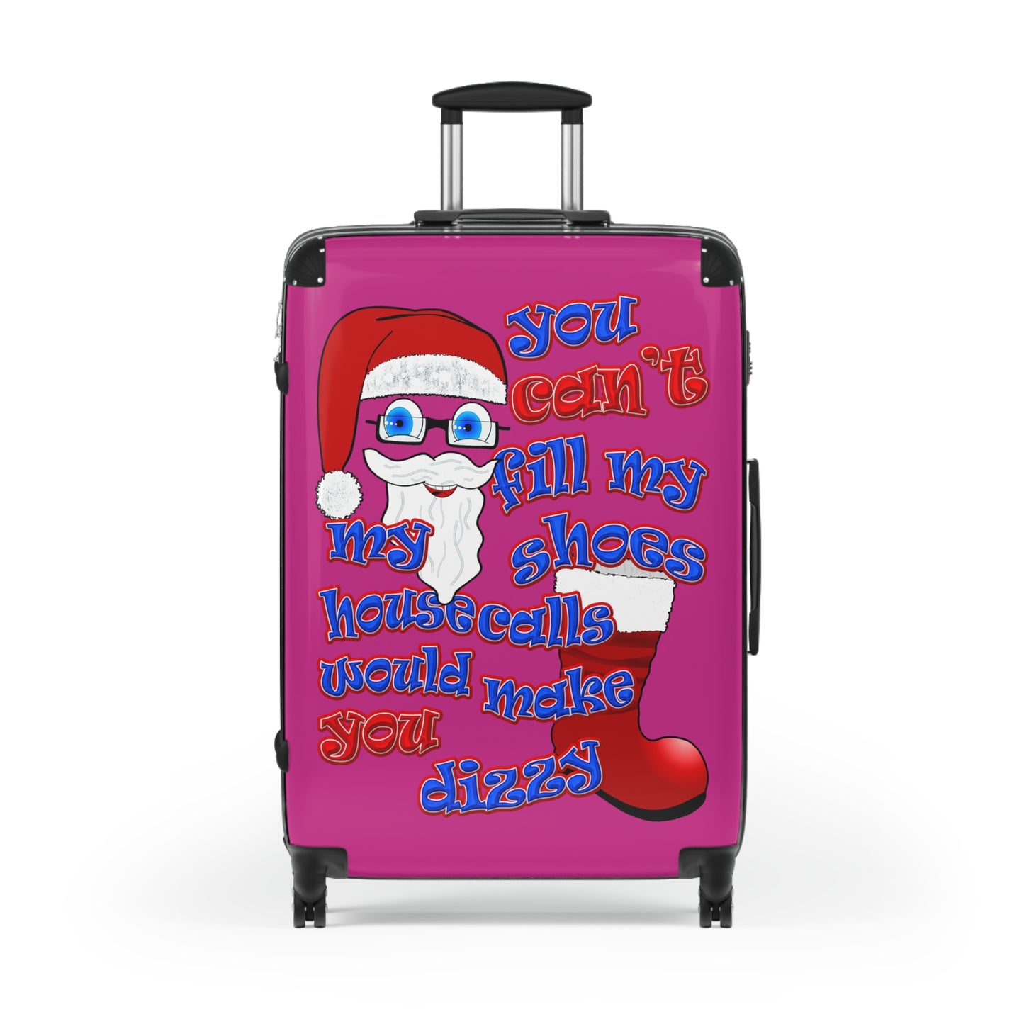 santa's shoes - Suitcase (pink)