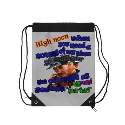 high noon - Drawstring Bag (light grey)