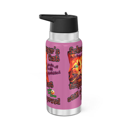 schrodinger's cat - Gator Tumbler, 32oz (light pink)