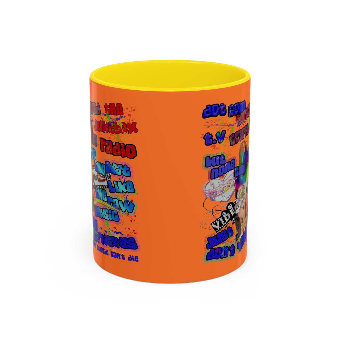 drop the beat - Accent Mug (crusta)