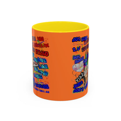 drop the beat - Accent Mug (crusta)