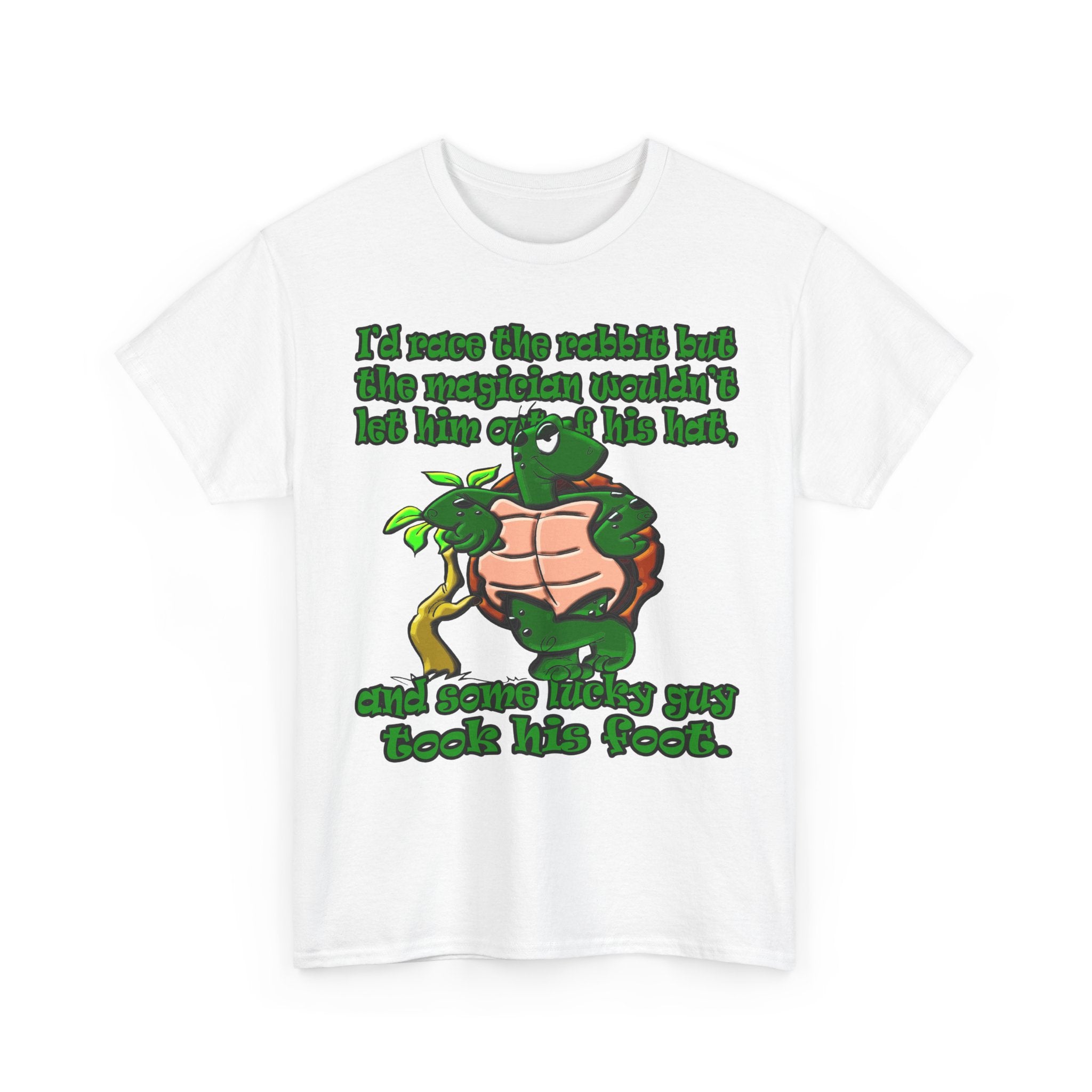 turtle race - Unisex Heavy Cotton Tee