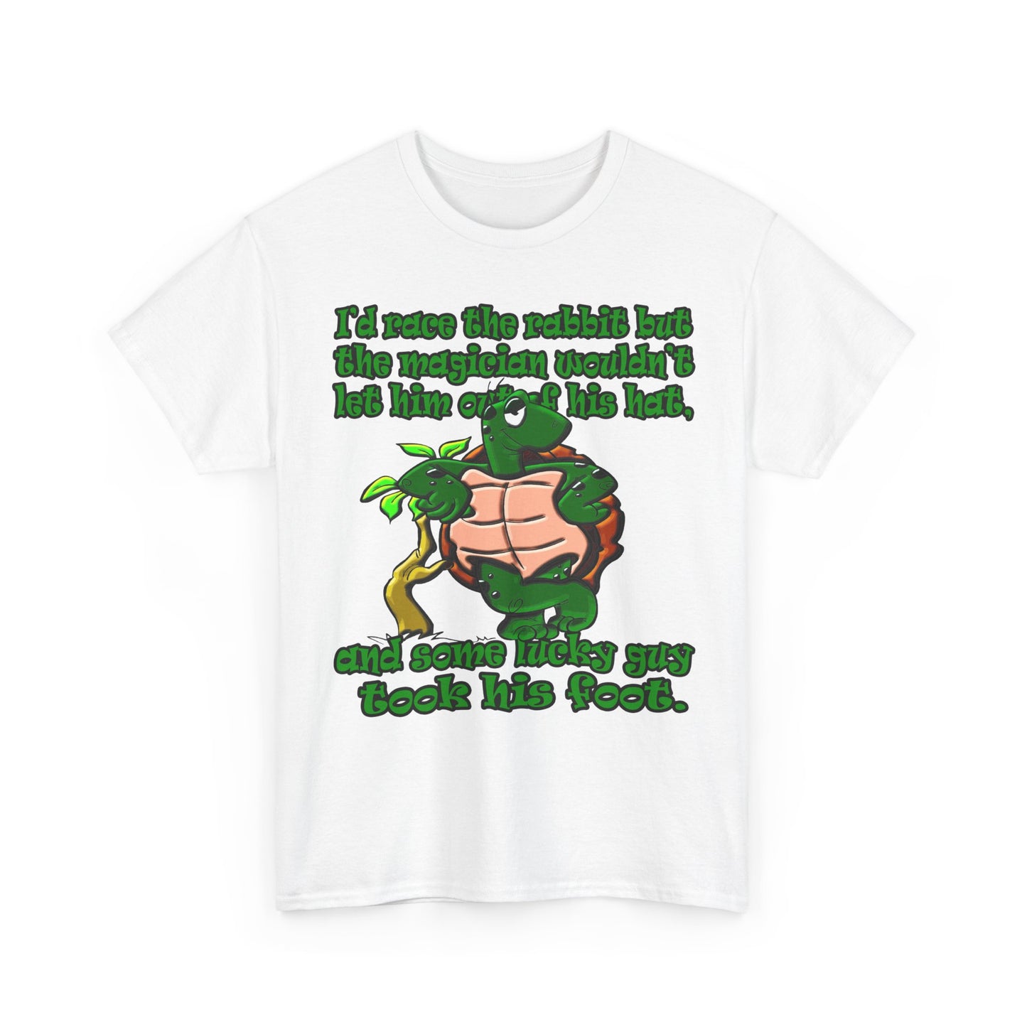 turtle race - Unisex Heavy Cotton Tee