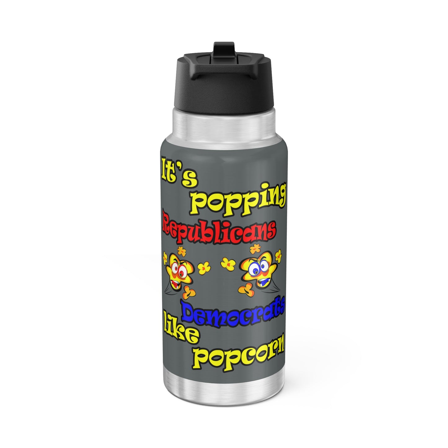 popping like popcorn - Gator Tumbler, 32oz (dark grey)