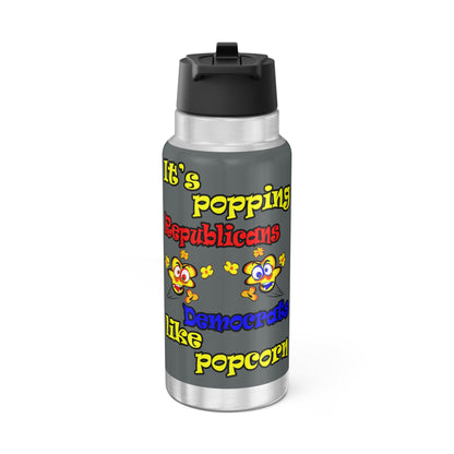 popping like popcorn - Gator Tumbler, 32oz (dark grey)