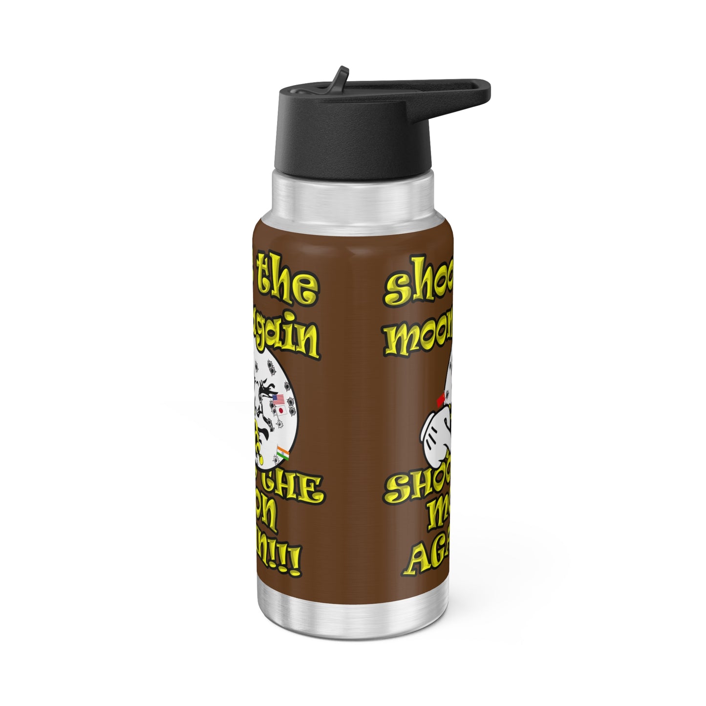 shoot the moon again - Gator Tumbler, 32oz (brown)