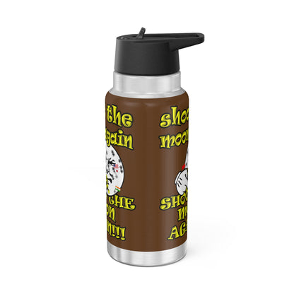 shoot the moon again - Gator Tumbler, 32oz (brown)