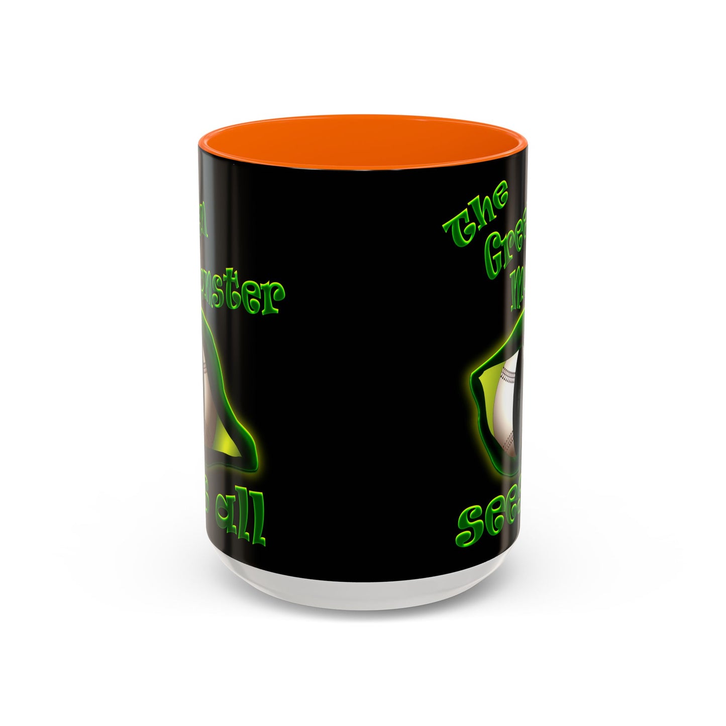 green monster - Accent Mug (black)