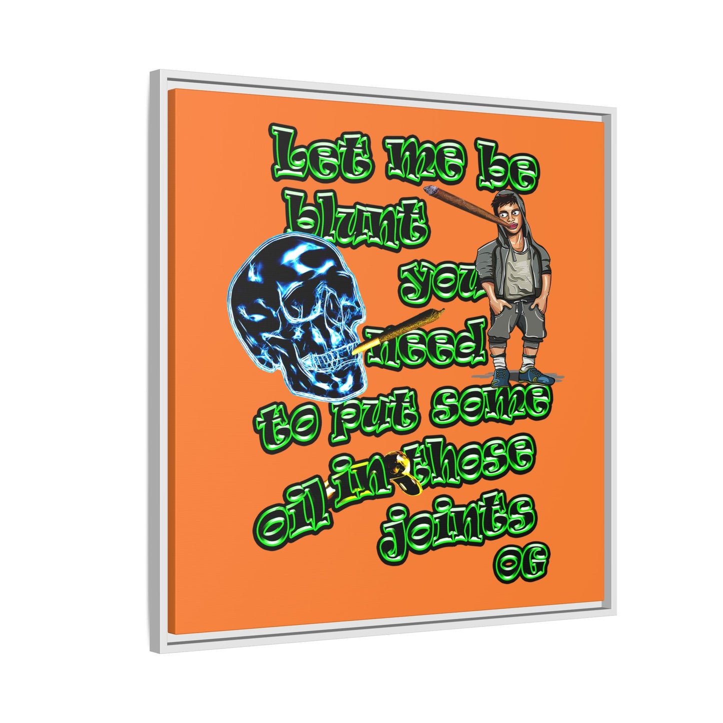 og - framed canvas art (crusta)