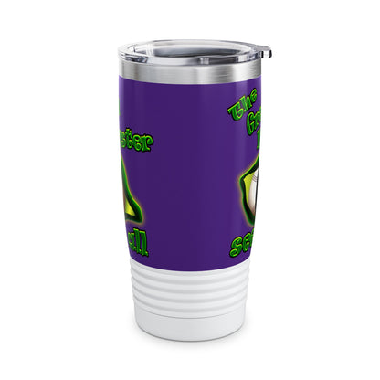 green monster - Ringneck Tumbler, 20oz (purple)
