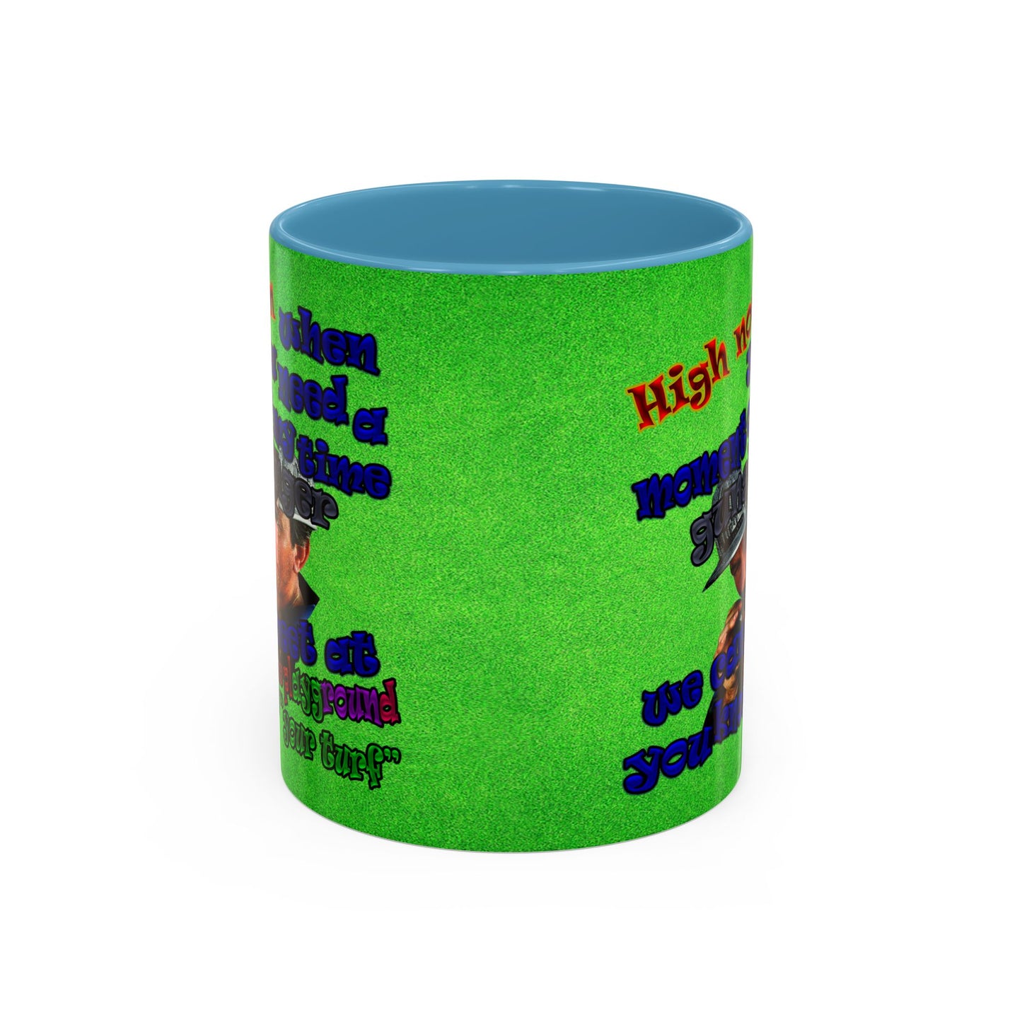 high noon - Accent Mug (green turf)