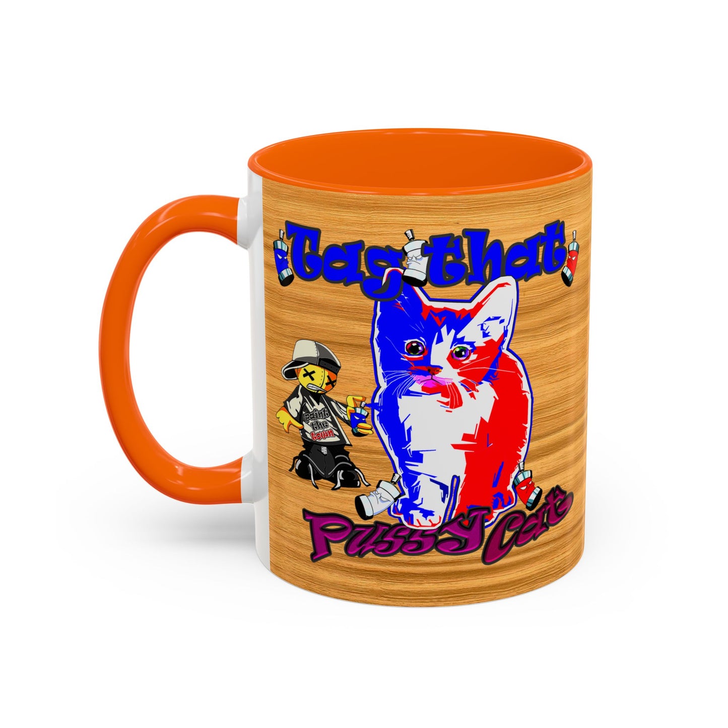 tag that - Accent Mug (butterscotch wood finish)