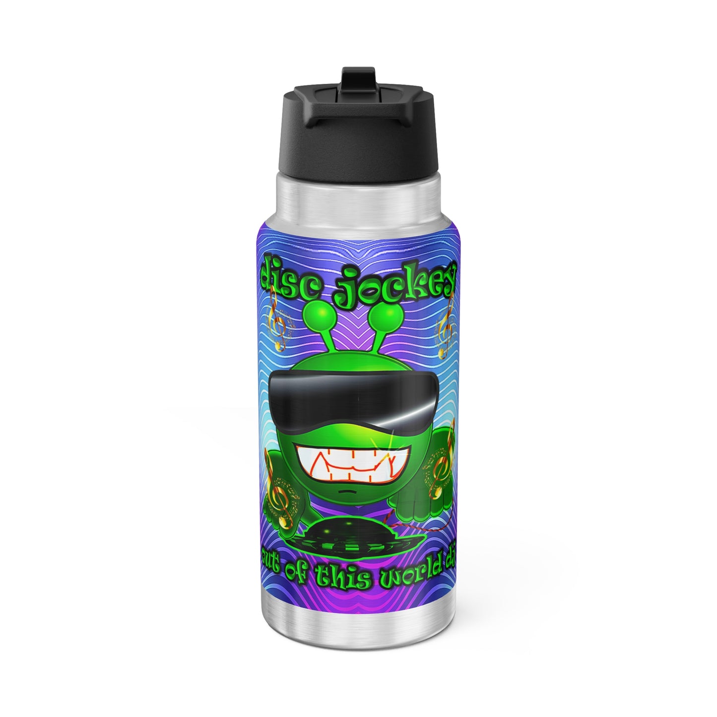 disc jockey - Gator Tumbler, 32oz (purple wave)
