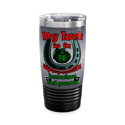 my luck - Ringneck Tumbler, 20oz (brushed nickel)