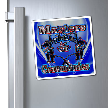 em cee squared - Magnets - (blue-white wave)