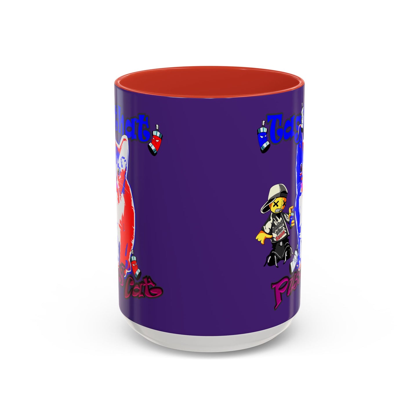 tag that - Accent Mug (purple)