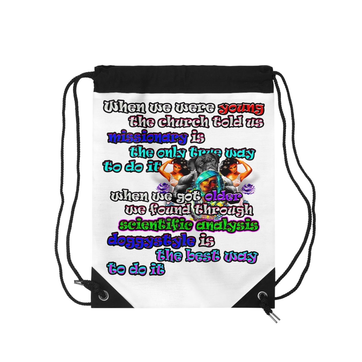 doggystyle - Drawstring Bag (white)