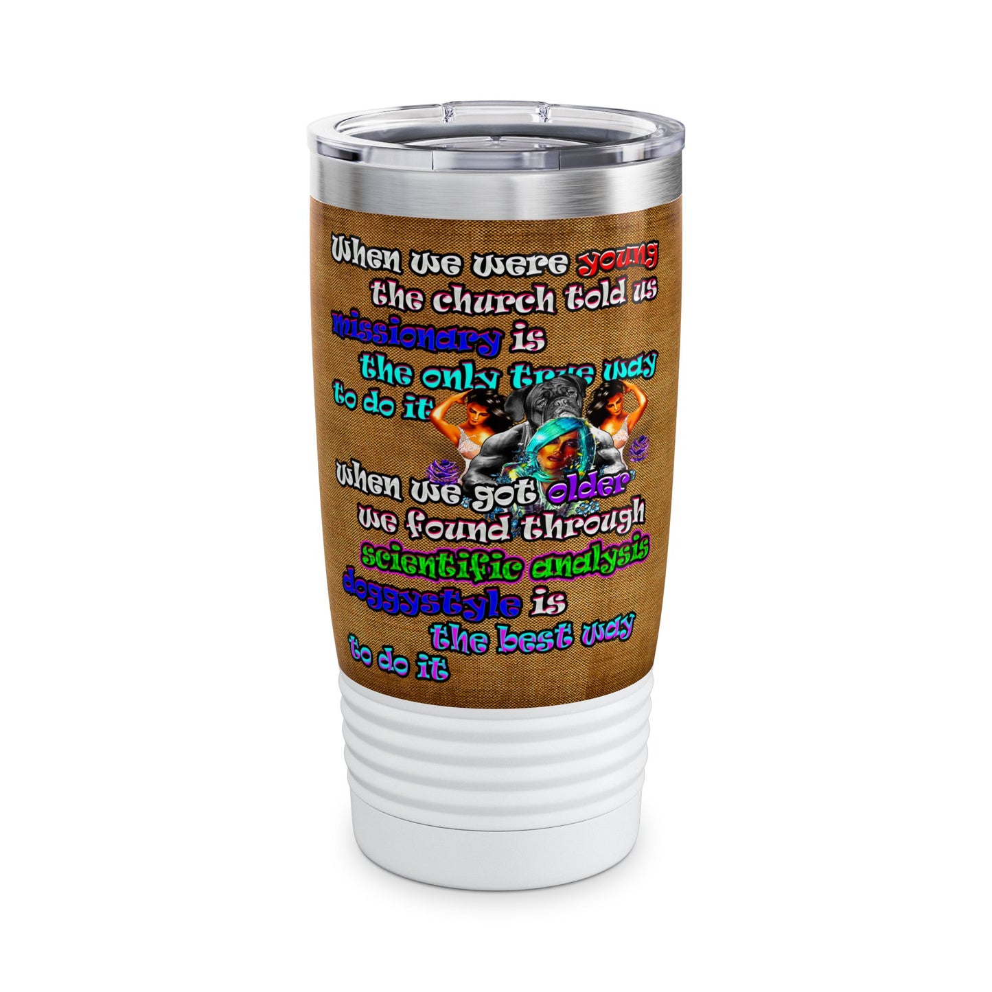 doggystyle - Ringneck Tumbler, 20oz (brown papyrus)