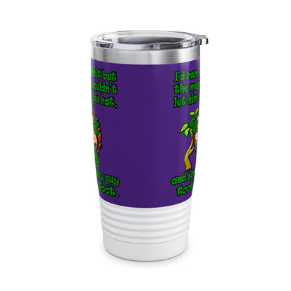 turtle race - Ringneck Tumbler, 20oz (purple)