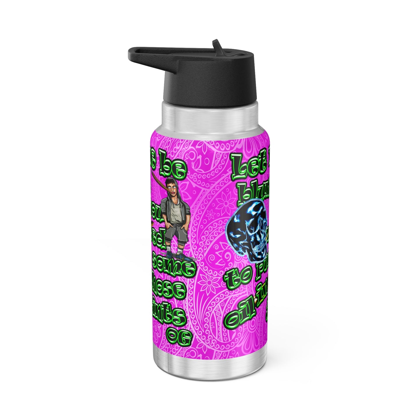 og - Gator Tumbler, 32oz  (pink swirl)