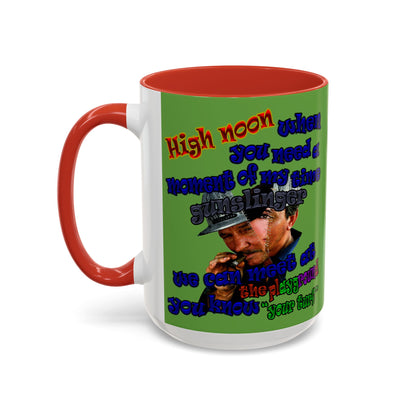 high noon - Accent Mug (green)