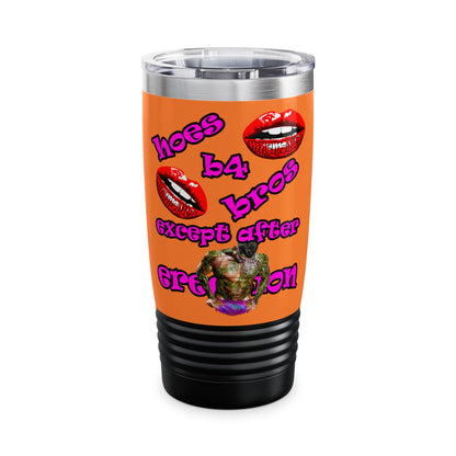 hoes b4 bros - Ringneck Tumbler, 20oz (crusta)