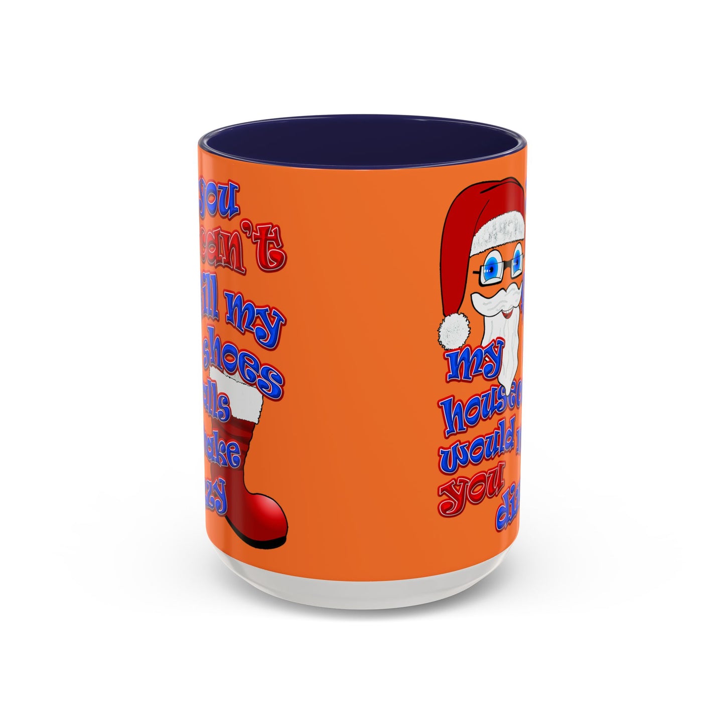 santa's shoes - Accent Mug (crusta)