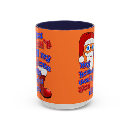 santa's shoes - Accent Mug (crusta)