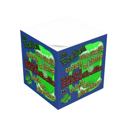celtic's logo - note cube (dark blue)