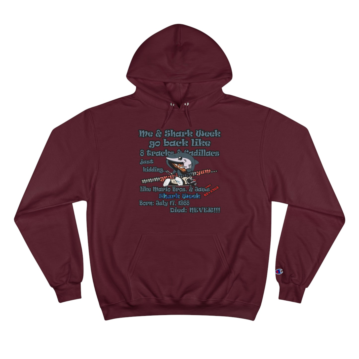shark week - Champion Hoodie