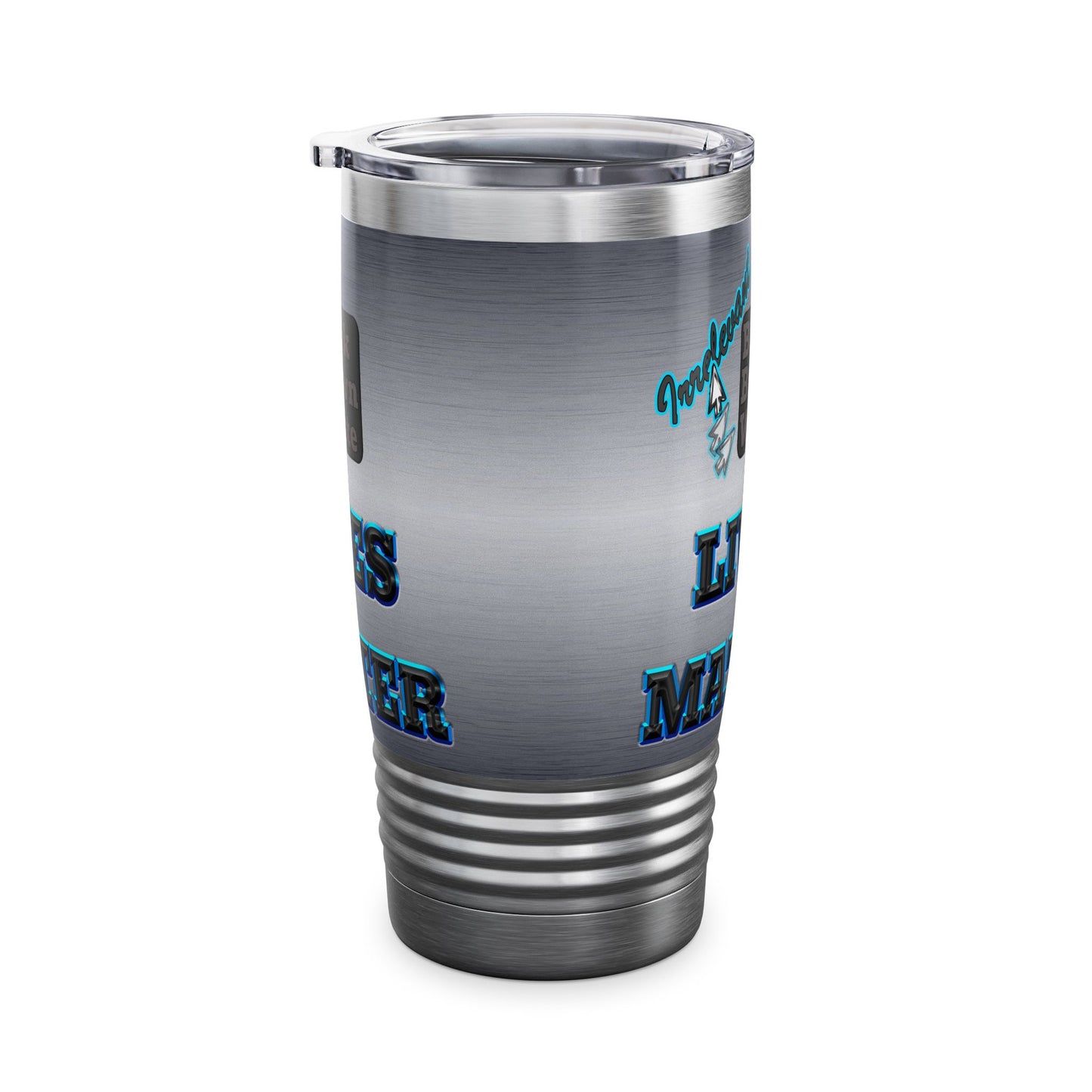 irrelevant - Ringneck Tumbler, 20oz (brushed nickel)