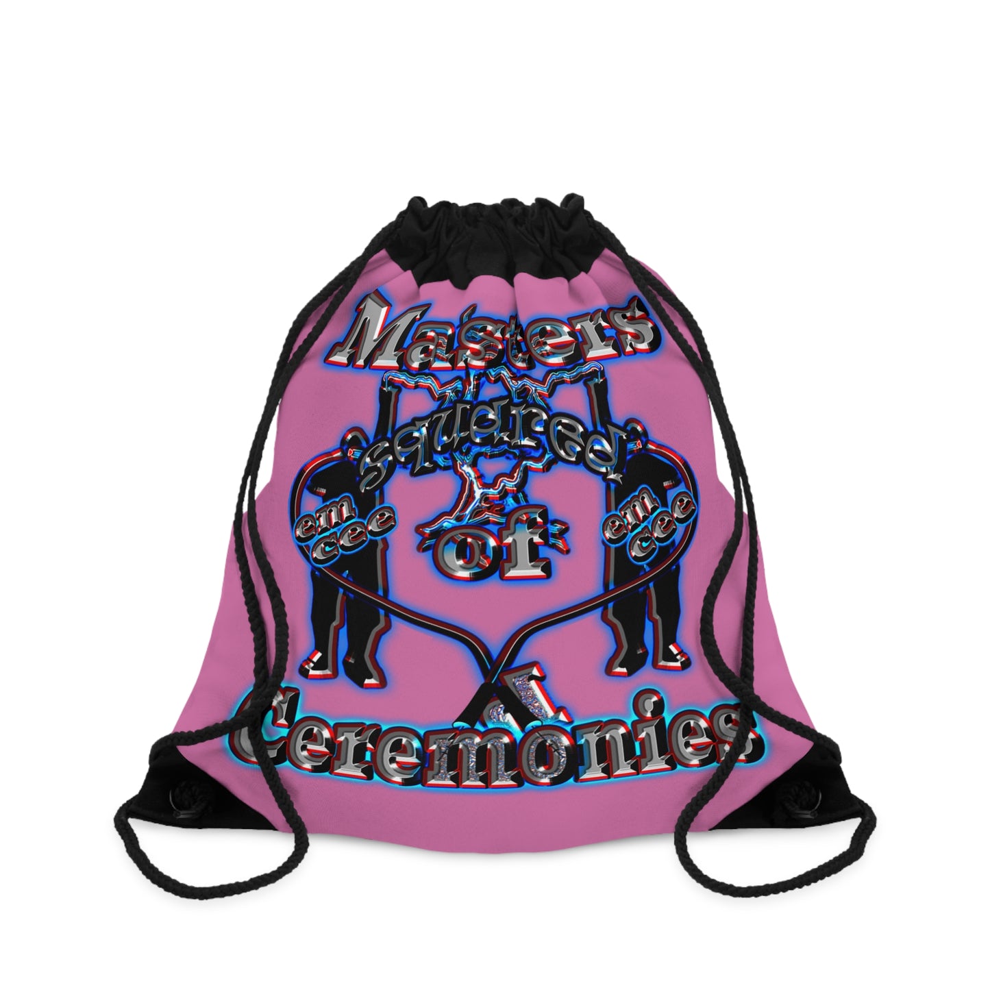 em cee squared - Drawstring Bag (light pink)