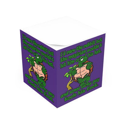 turtle race - note cube (purple)