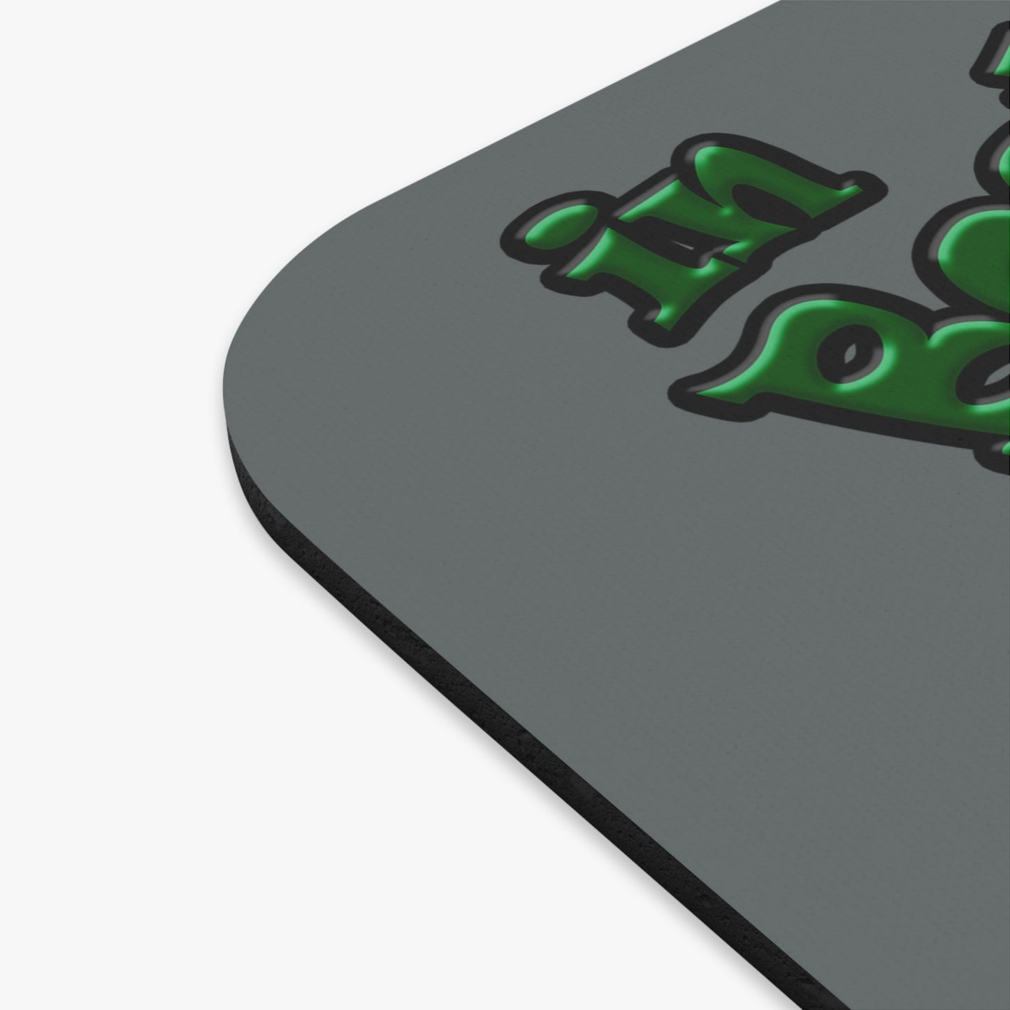 celtics logo - Mouse Pad (Rectangle) (dark grey)